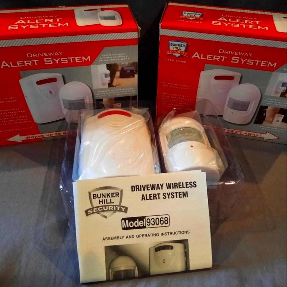 Set of 3 NIB Driveway alert sytem set of 3 nib